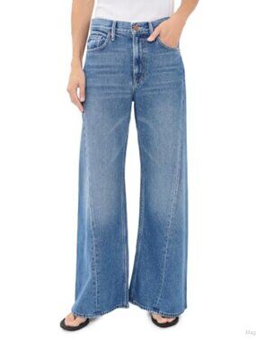 Petite Mid Rise Ankle Jeans Non-Stretch Denim 5-Pocket